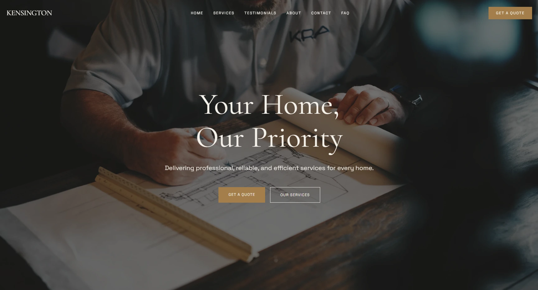 Handyman Services Website Screenshot