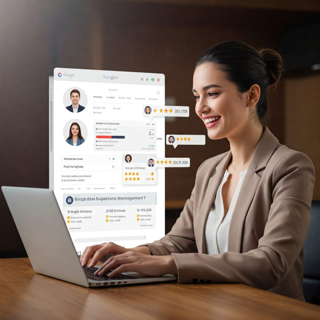 Image representing Google Business Reviews reputation management.